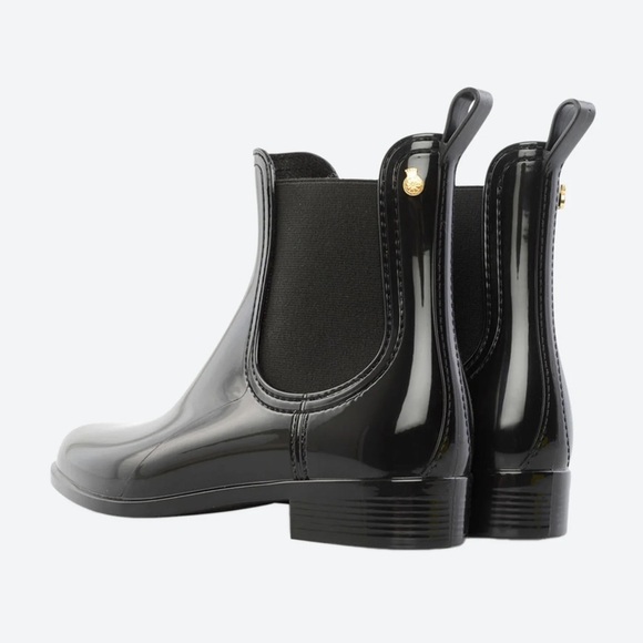 Lemon Jelly black Comfy Chelsea ankle rain boots - 38 (US 8) NWOT - Picture 4 of 8